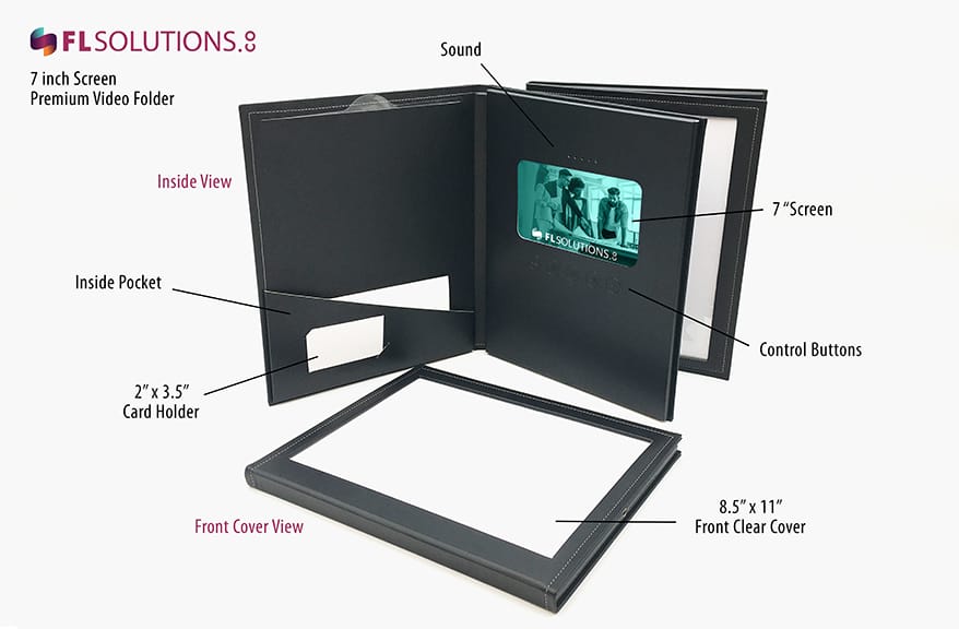 7-Inch Screen Premium Video Folder, Florida