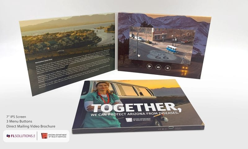 Custom video brochure for Arizona Department of Health Services by FL Solutions