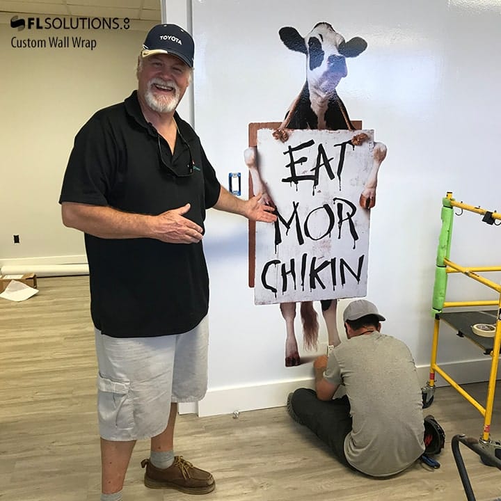 eat mor chikin, Hassle-free custom shirts