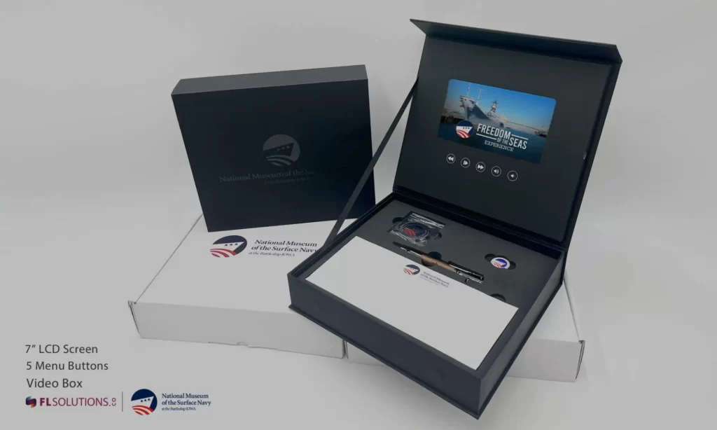 National Museum of the Surface Navy donor video box from FL Solutions
