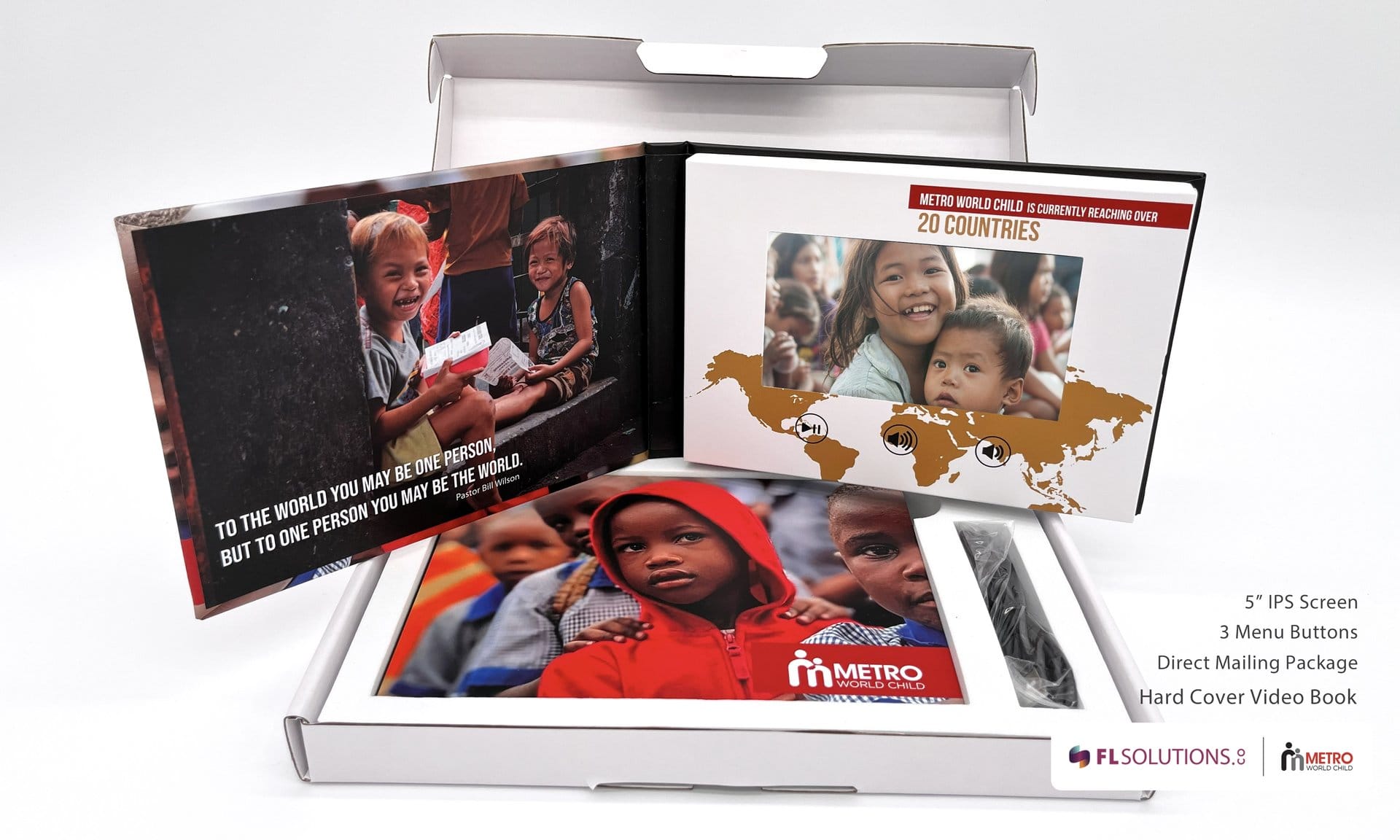 Custom video brochure for Metro World Child by FL Solutions