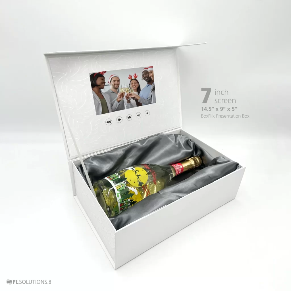 White BoxFlik wine gift box packaging